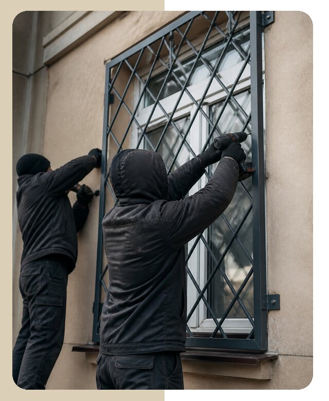 Установка антивандальных решеток на окна в Белгороде